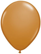 11 inch Qualatex Mocha Brown Latex Balloons NOT INFLATED