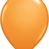 11 inch Qualatex Orange Latex Balloons Not Inflated