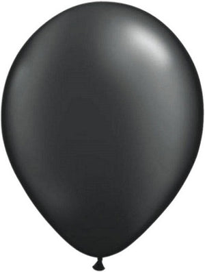 Qualatex 11 inch Pearl Onyx Black Uninflatable Latex Balloon