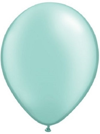 Qualatex 11 inch Pearl Mint Green Uninflated Latex Balloon