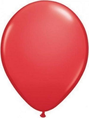 16 inch Red Balloons with Helium and Hi Float