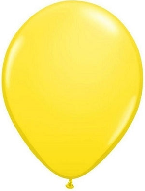 16 inch Yellow Balloons with Helium and Hi Float