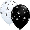 11 inch 6 Point Stars Confetti Balloon with Helium and Hi Float