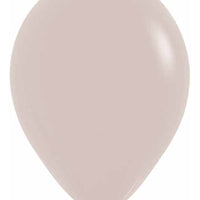 11 inch Deluxe White Sand Balloons with Helium and Hi Float