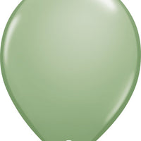 11 inch Qualtex Green Cactus Latex Balloon with Helium and Hi Float
