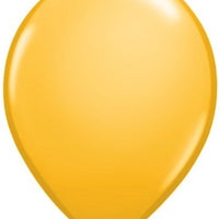 11 inch Qualatex Goldenrod Latex Balloons NOT INFLATED