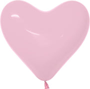 16 inch Bubble Gum Pink Heart Helium Balloon