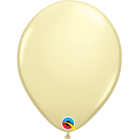 Qualatex 16 inch Ivory Silk Uninflated Latex Balloon