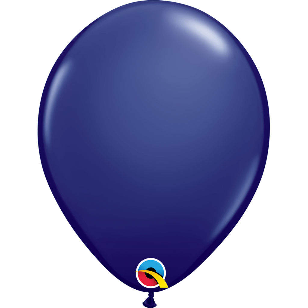 Qualatex 16 inch Navy Uninflated Latex Balloon