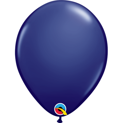 Qualatex 16 inch Navy Uninflated Latex Balloon