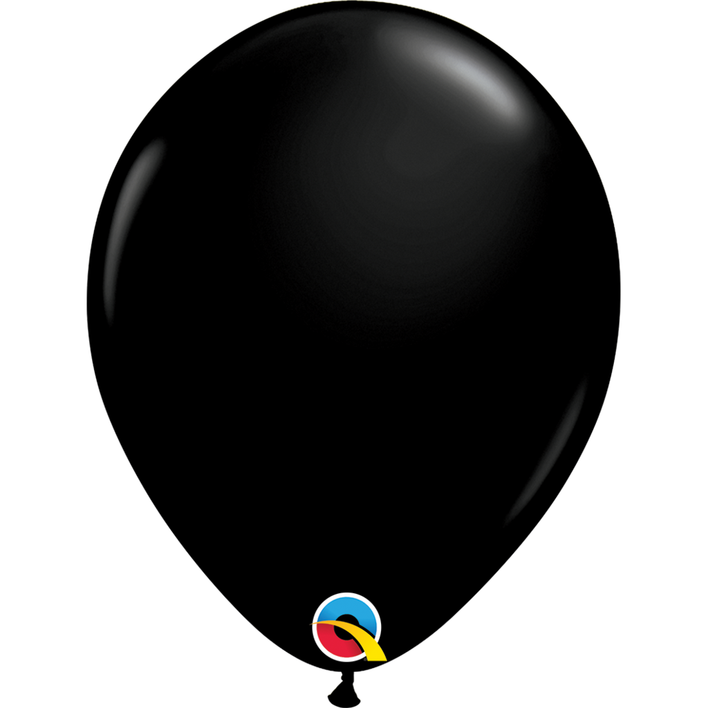 Qualatex 16 inch Onyx Black Uninflated Latex Balloon