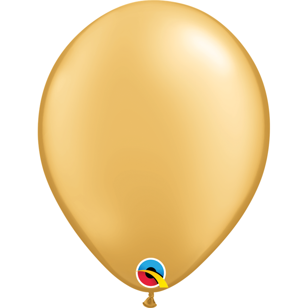 Qualatex 16 inch Pearl Gold Uninflated Latex Balloon