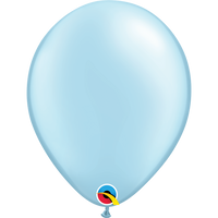 Qualatex 16 inch Pearl Light Blue Uninflated Latex Balloon