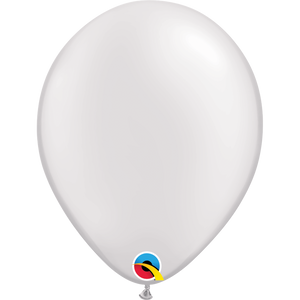 Qualatex 16 inch Pearl White Uninflated Latex Balloon