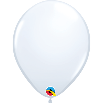 Qualatex 16 inch White Uninflated Latex Balloon