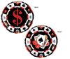 18 inch Casino Dollar Sign Foil Balloon with Helium