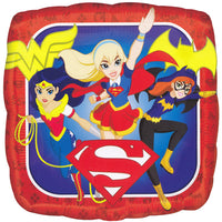 18 inch DC Super Hero Girls Foil Balloons with Helium