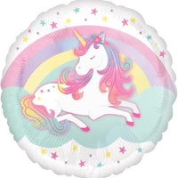 18 inch Enchanted Unicorn Foil Balloon with Helium