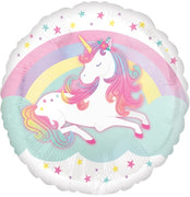18 inch Enchanted Unicorn Foil Balloon with Helium