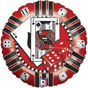 18 inch Casino Jack Dice Foil Balloon with Helium