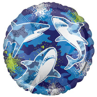 18 inch Sharks Foil Balloons