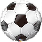 18 inch Soccer Ball Foil Balloon with Helium