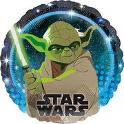 18 inch Star Wars Galaxy of Adventures Yoda Foil Balloon with Helium