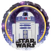18 inch Star Wars Galaxy of Adventures R2D2 Foil Balloons with Helium