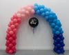 20 Foot Ombre Pink Blue Balloons Arch Oh Baby Gender Reveal Confetti Balloon