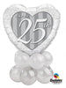 25th Anniversary Balloon Centerpiece