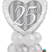 25th Anniversary Balloon Centerpiece