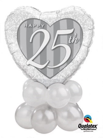 25th Anniversary Balloon Centerpiece