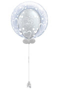25th Anniversary Bubble Balloon Centerpiece