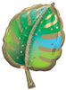 Tropical Palm Fond Leaf Balloon with Helium and Weight