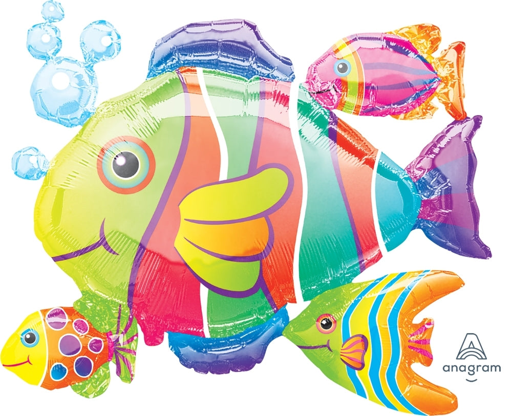 Tropical Fish Balloon with Helium and Weight  Balloon Place 100-12211  First Ave, Richmond BC V7E 3M3 GST NUMBER 813999539