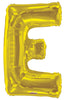 Jumbo Gold Letter E Foil Balloon with Helium Weight