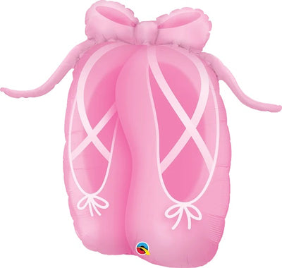 Ballerina Slippers Shape Foil Balloon with Helium and Weight