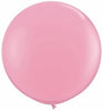 36 inch Qualatex Round PInk Balloon with Helium and Weight