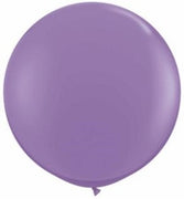 36 inch Qualatex Round Spring Lilac Balloon with Helium and Weight
