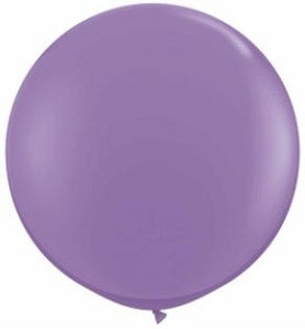 36 inch Round Spring Lilac Balloon with Helium and Weight