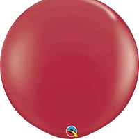 Qualatex 36 inch Round Maroon Latex Balloon