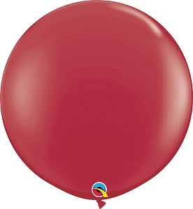 Qualatex 36 inch Round Maroon Latex Balloon