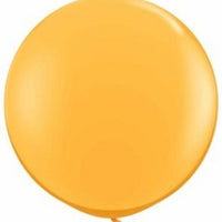 36 inch Rold Goldenrod Balloon with Helium and Weight
