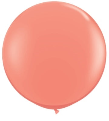 Qualatex 36 inch Round Coral Latex Balloon