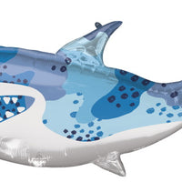 38 inch Shark Shape Balloon with Helium and Weight