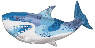 38 inch Shark Shape Balloon with Helium and Weight