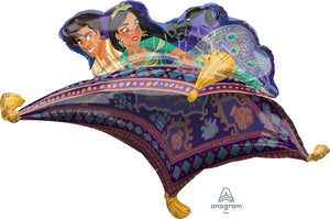 Disney Princess Jasmine Aladdin Balloon with Helium and Weight