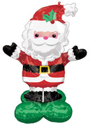 40 inch Christmas Santa Claus Airloonz Foil Balloons AIR FILLED ONLY