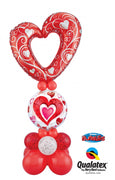 Red Heart Balloon Stand Up 1