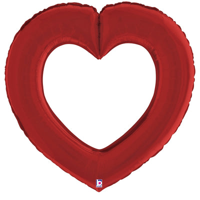 41 inch Linking Red Heart Foil Balloons